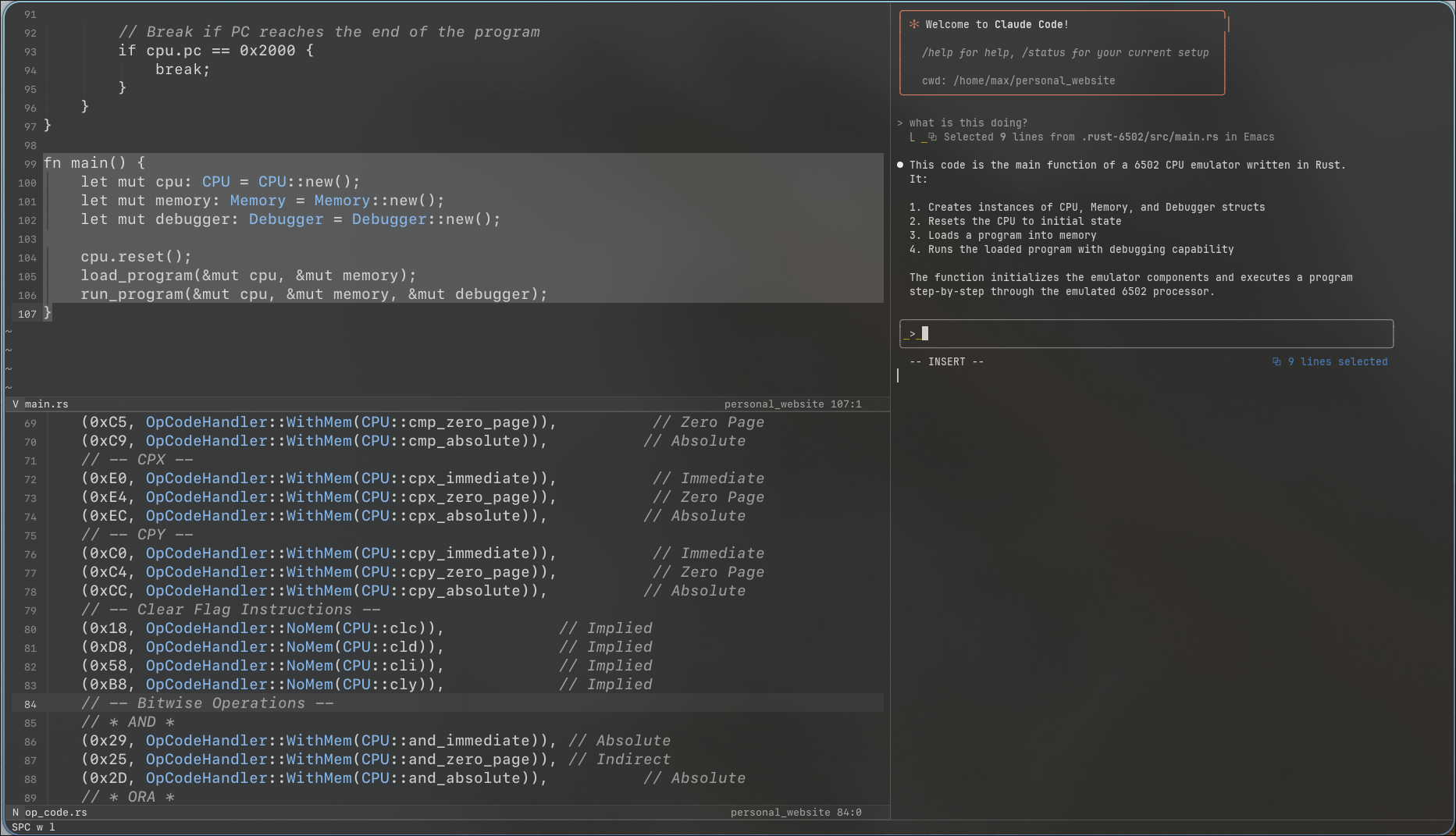 Preview of Emacs
